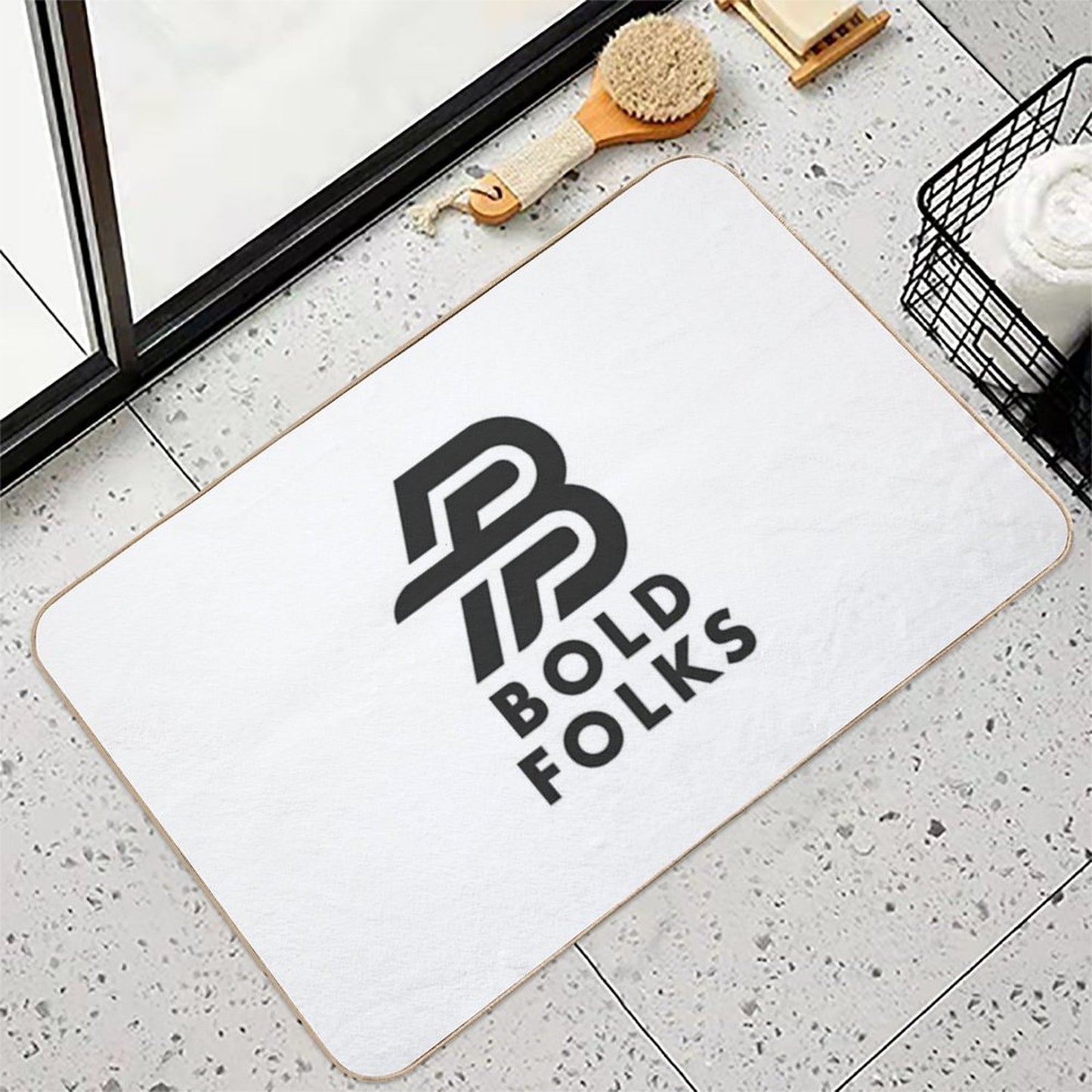 Bold Folks Signature  Repositionable Bath Mat