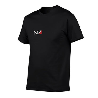 Mass Effect N7  Heathered Texture T-Shirt