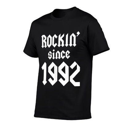 30 Birthday Decorations Men Women 1992 BDay 30th Birthday  Fade-proof Color T-Shirt