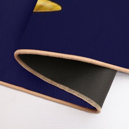 Napoleonic Imperial Eagle Blue  Versatile Bath Mat