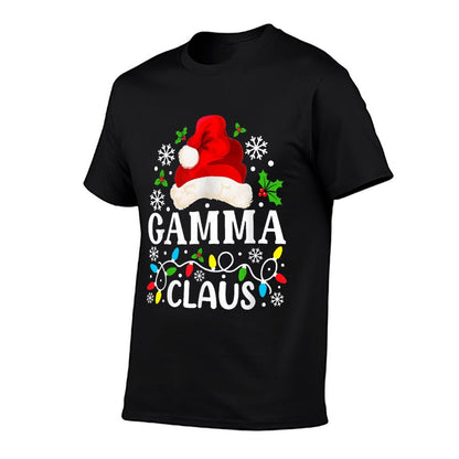 Gamma Claus Funny Christmas Family Matching Grandma  Tagless Design T-Shirt