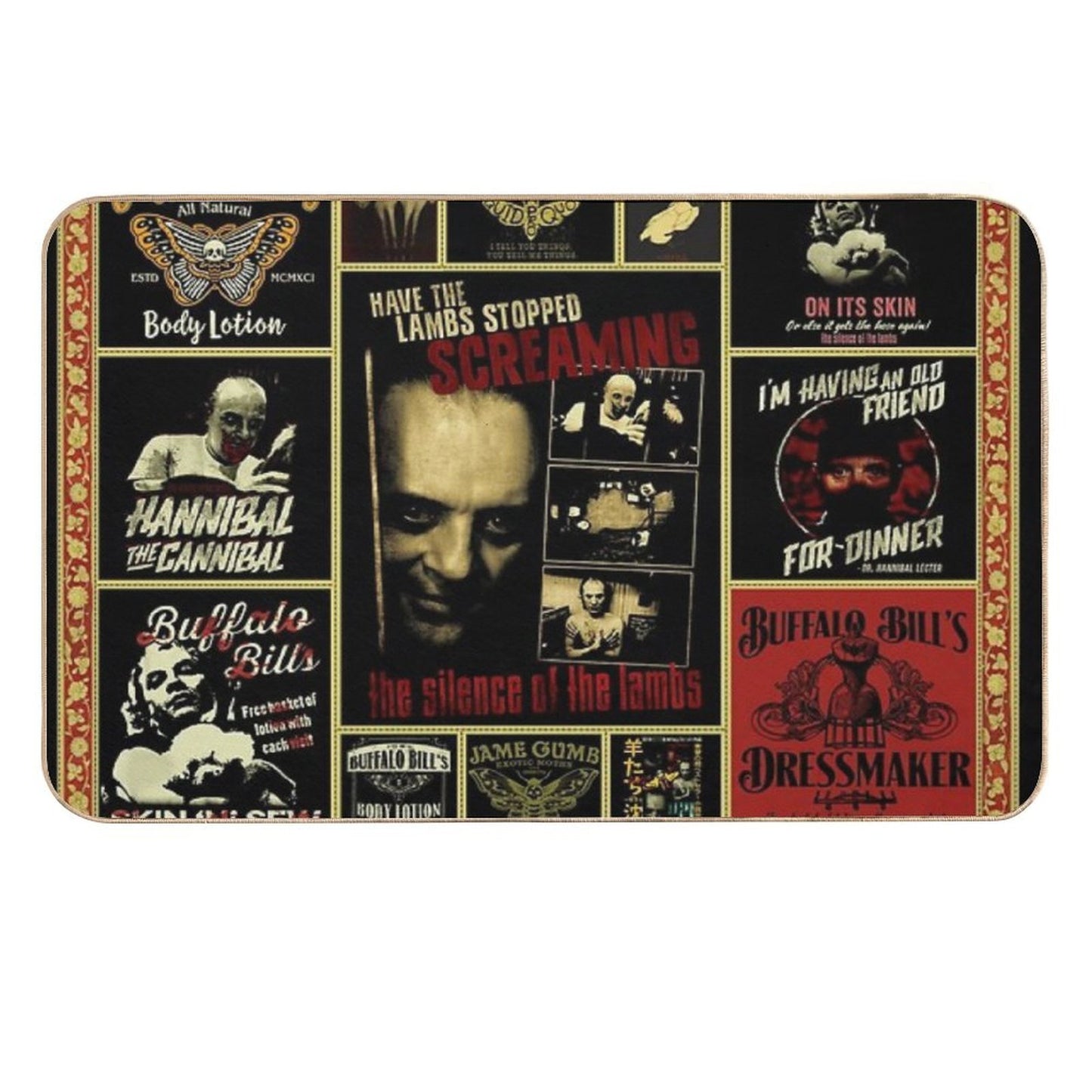 Silence of The Lambs Shirt  Slip-Resistant Bath Mat