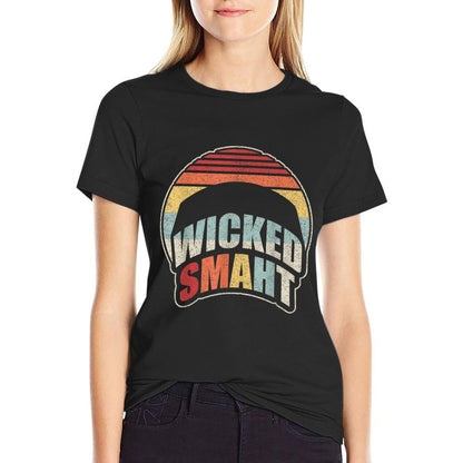 Vintage Retro Wicked Smaht  Trendy Pattern T-Shirt