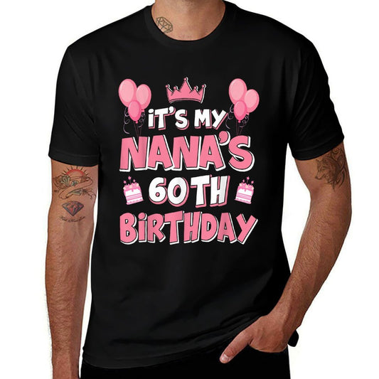 Balloons It's My Nana's 60th Birthday 1965 60 Years Old  Classic T-Shirt