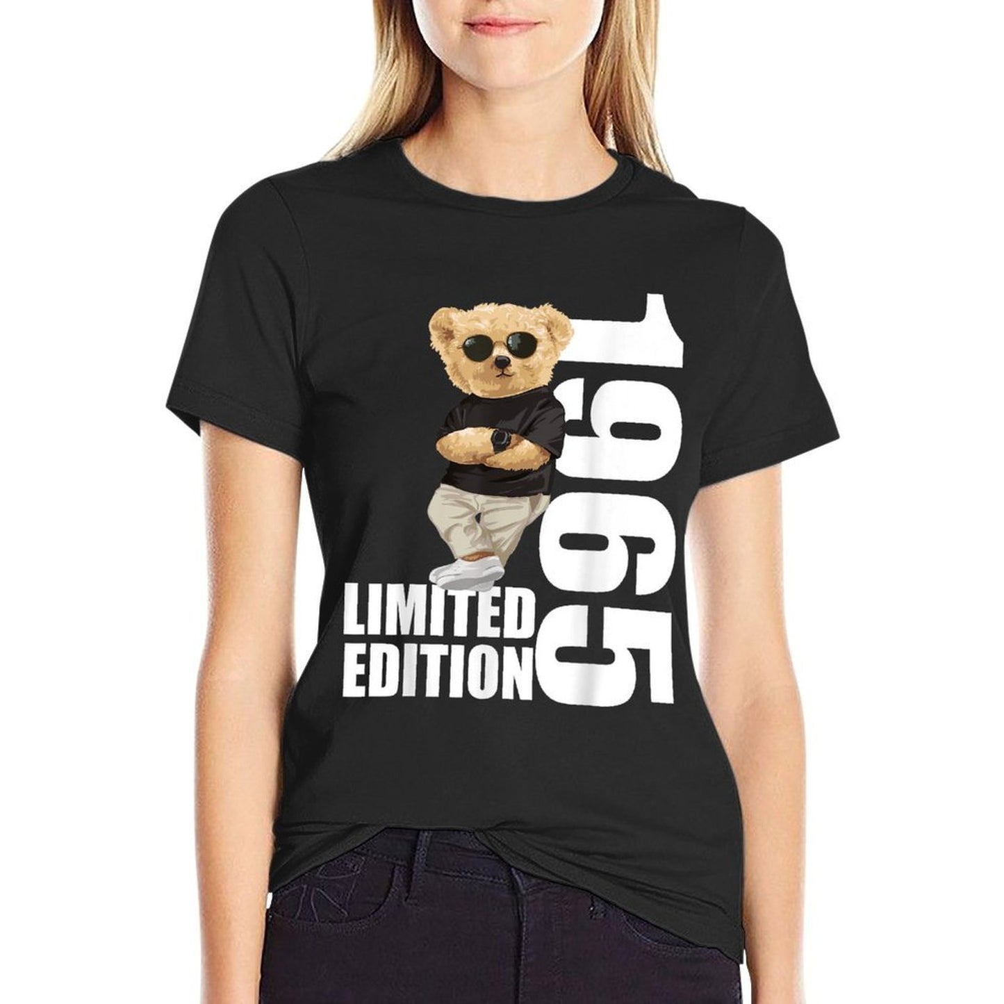 Limited Edition 1965 Bear Bears Birthday 1965 Vintage 1965  Slim-fit Cut T-Shirt