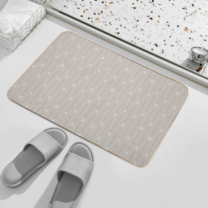 Swan River [taupe]  Eco-Friendly Bath Mat