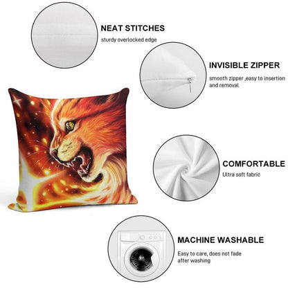 Fire Star Soft Easy Maintenance Throw Pillow