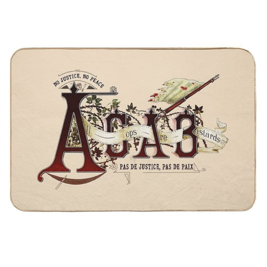 Vintage ACAB - Anti Police Action  Absorbent Bath Mat