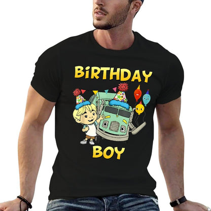 Garbage Truck Birthday Boy Recycling Trash Family Birthday  Relaxed-fit T-Shirt