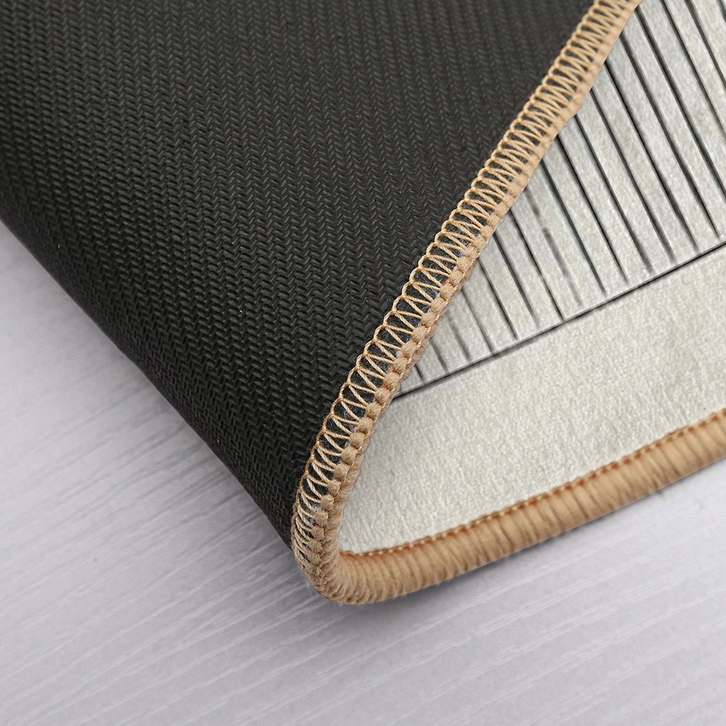 Arch Balance Blue - Mid Century Modern  Repositionable Bath Mat