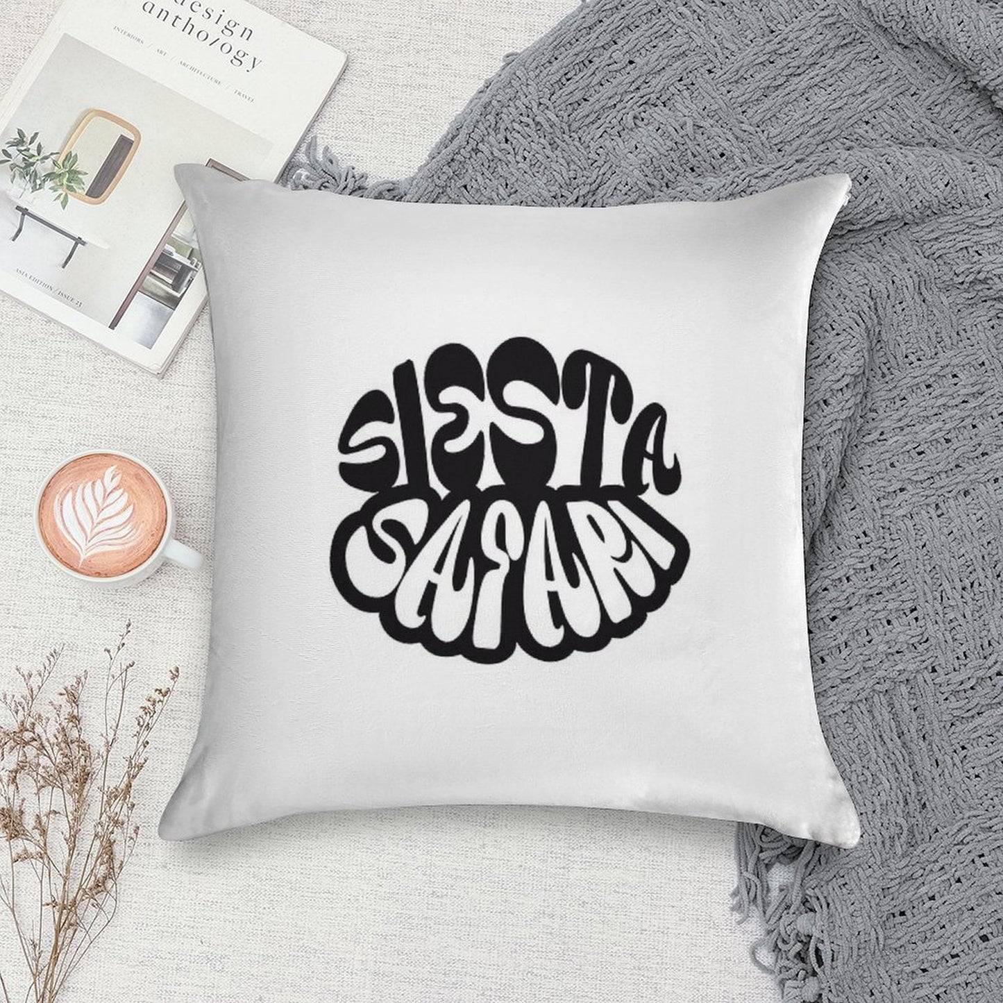 Siesta Safari Soft Reinforced Edging Throw Pillow