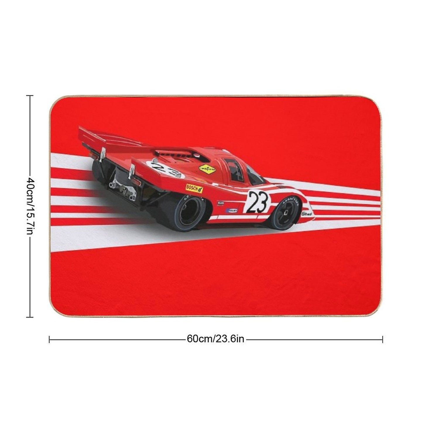Porsch 917 Salzburg Livery 1970  Versatile Bath Mat