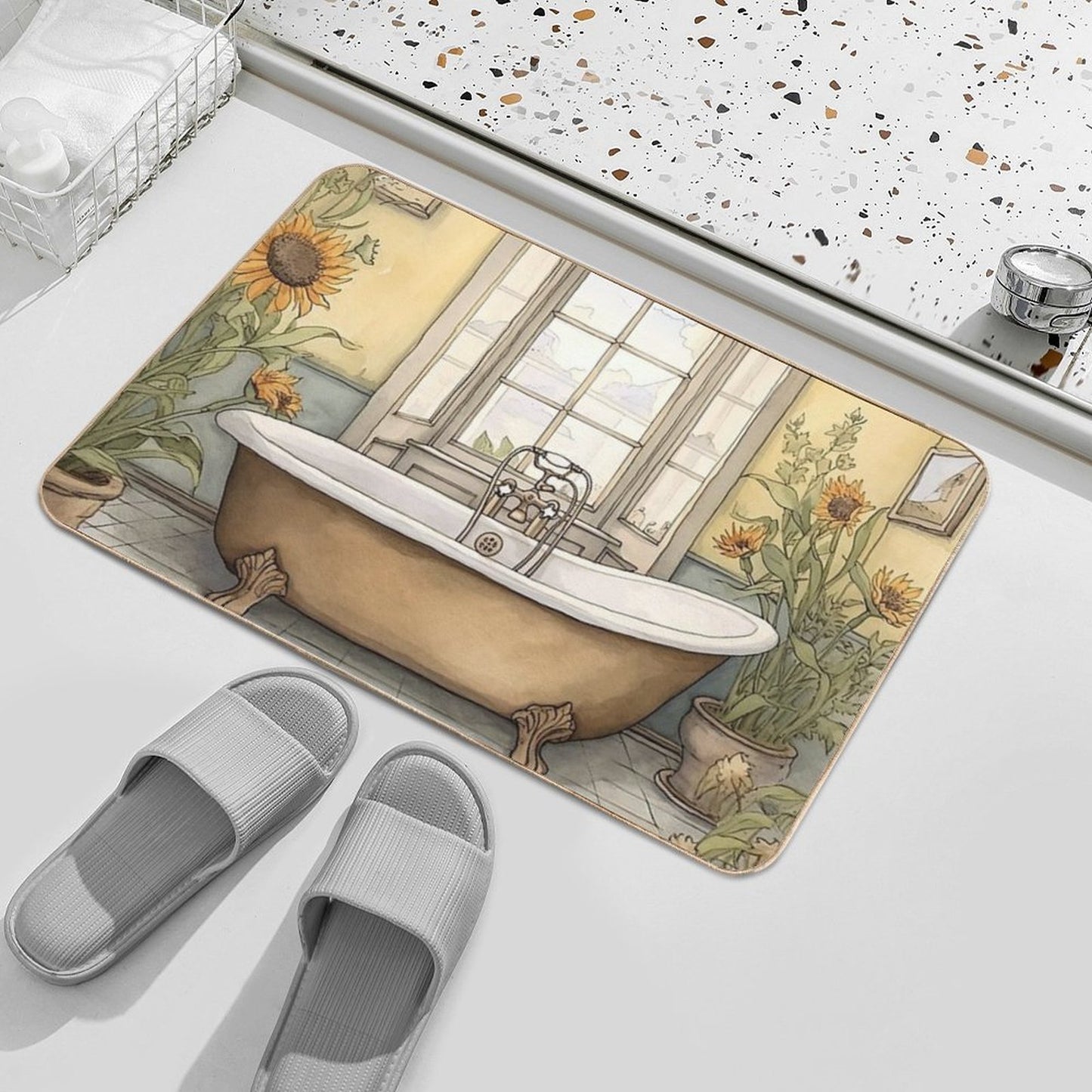 Beauty Bath II  Stain-Proof Bath Mat