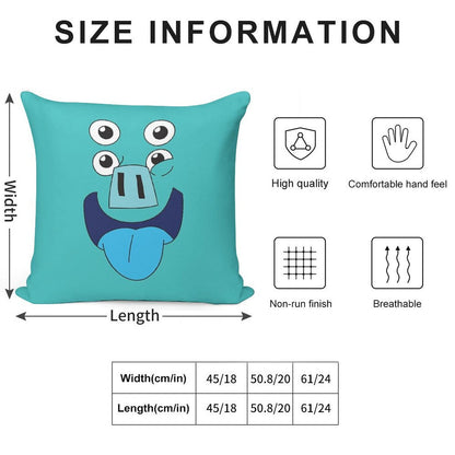 Kipo - Pig Face Soft Easy Maintenance Throw Pillow