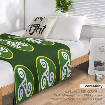 Civilizations Emblems - Celts Travel-friendly Throw Blanket