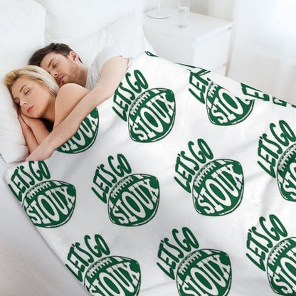Let’s Go Sioux Easy Care Throw Blanket