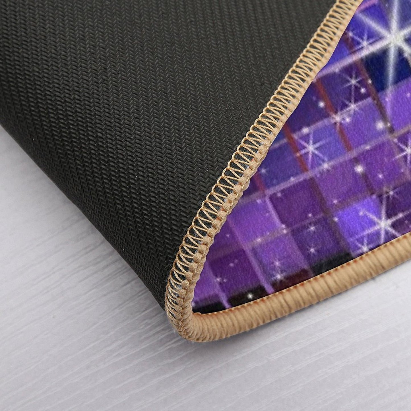 Twinkle 70s Disco Ball Pattern  Slip-Resistant Bath Mat