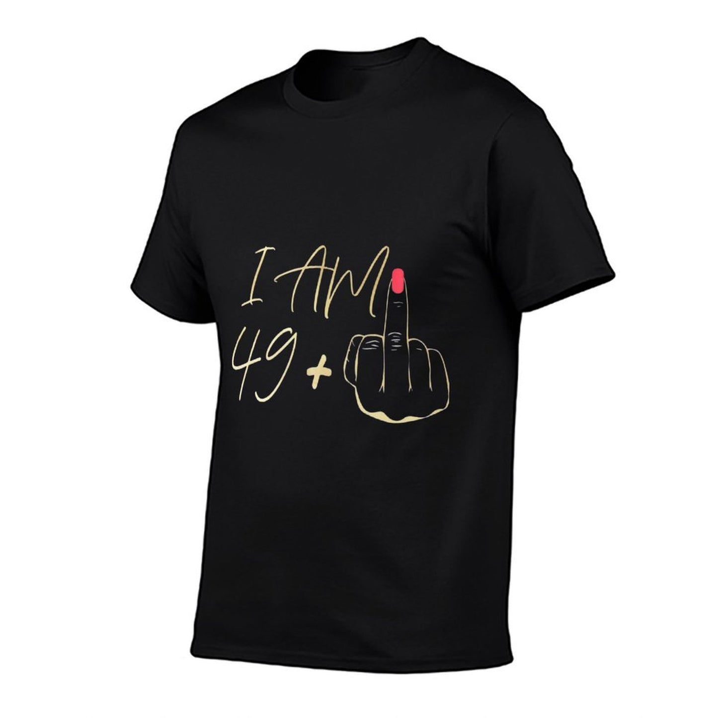 I Am 49 Plus 1 Middle Finger For A 50th Birthday  Eco-friendly Material T-Shirt