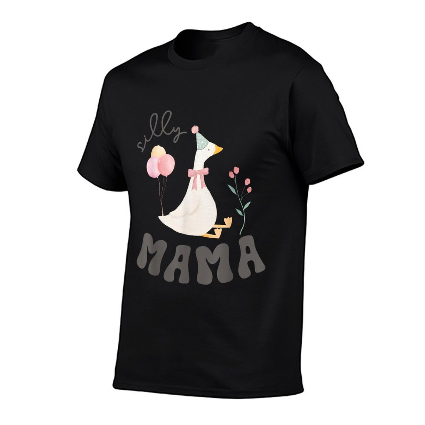 Silly Mama Silly Goose Mom Birthday Family Matching Party  Slim-fit Cut T-Shirt