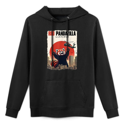 Red Pandazilla Japanese Art Perfect Gifts Funny Red Panda Shrink-Resistant Hoodie