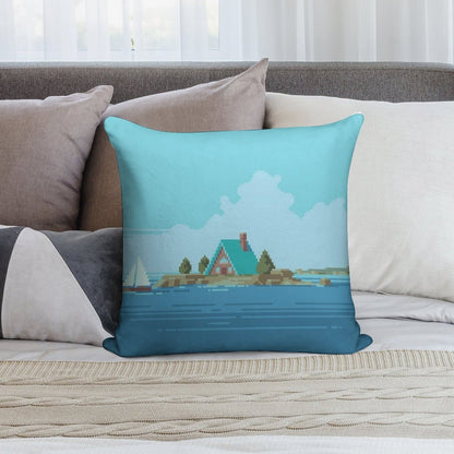 My Favorite Place Soft Easy Maintenance Throw Pillow