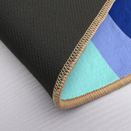 Retro Waves 1  Repositionable Bath Mat