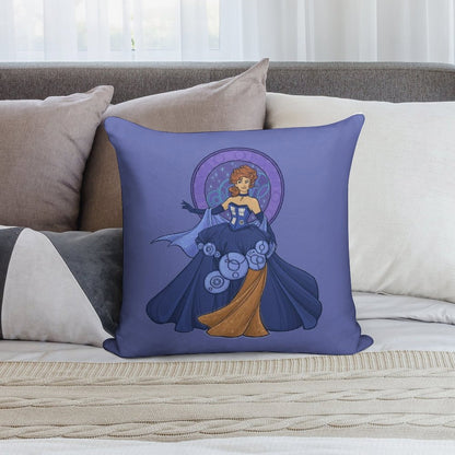 Gallifreyan Girl Soft Skin-Friendly Throw Pillow