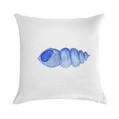 Watercolor Shell by Charlotte Canzano Soft Bedroom Essential Throw Pillow