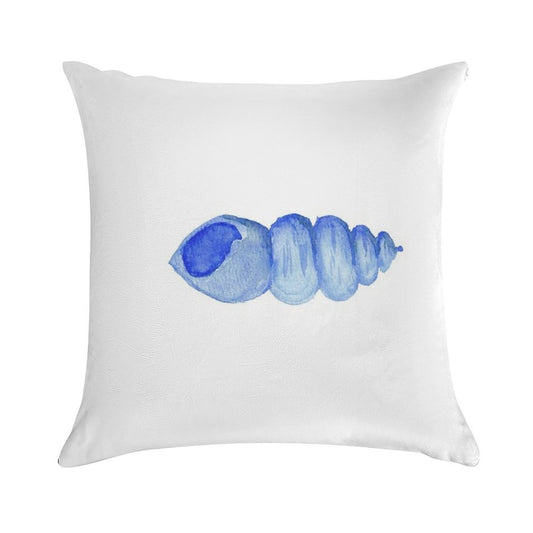 Watercolor Shell by Charlotte Canzano Soft Bedroom Essential Throw Pillow