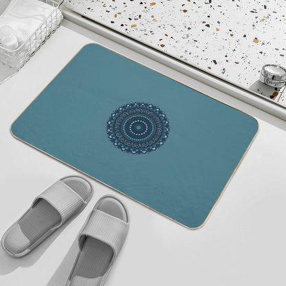 Mandala Art  Eco-Friendly Bath Mat