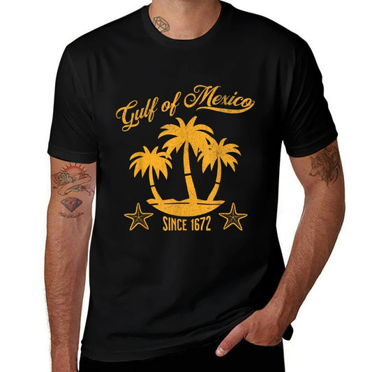 Gulf Of Mexico Name Change America Retro Vintage 1672-2025  High-quality Stitching T-Shirt