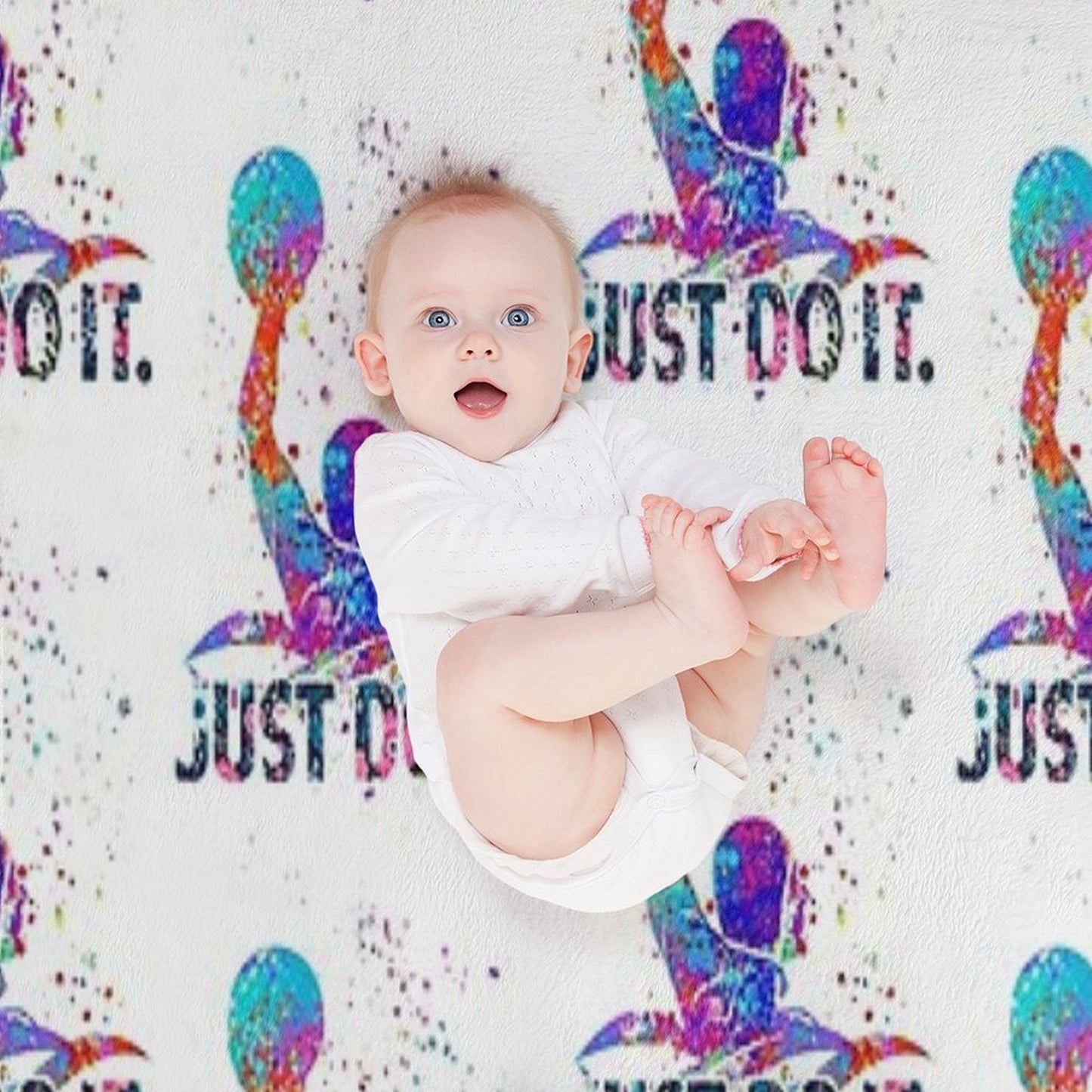 Water Polo Color Art Gift-ready Throw Blanket