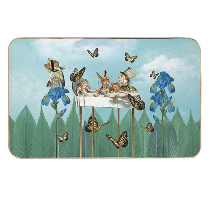 A Day in Wonderland - The Tea Party  Easy Maintenance Bath Mat