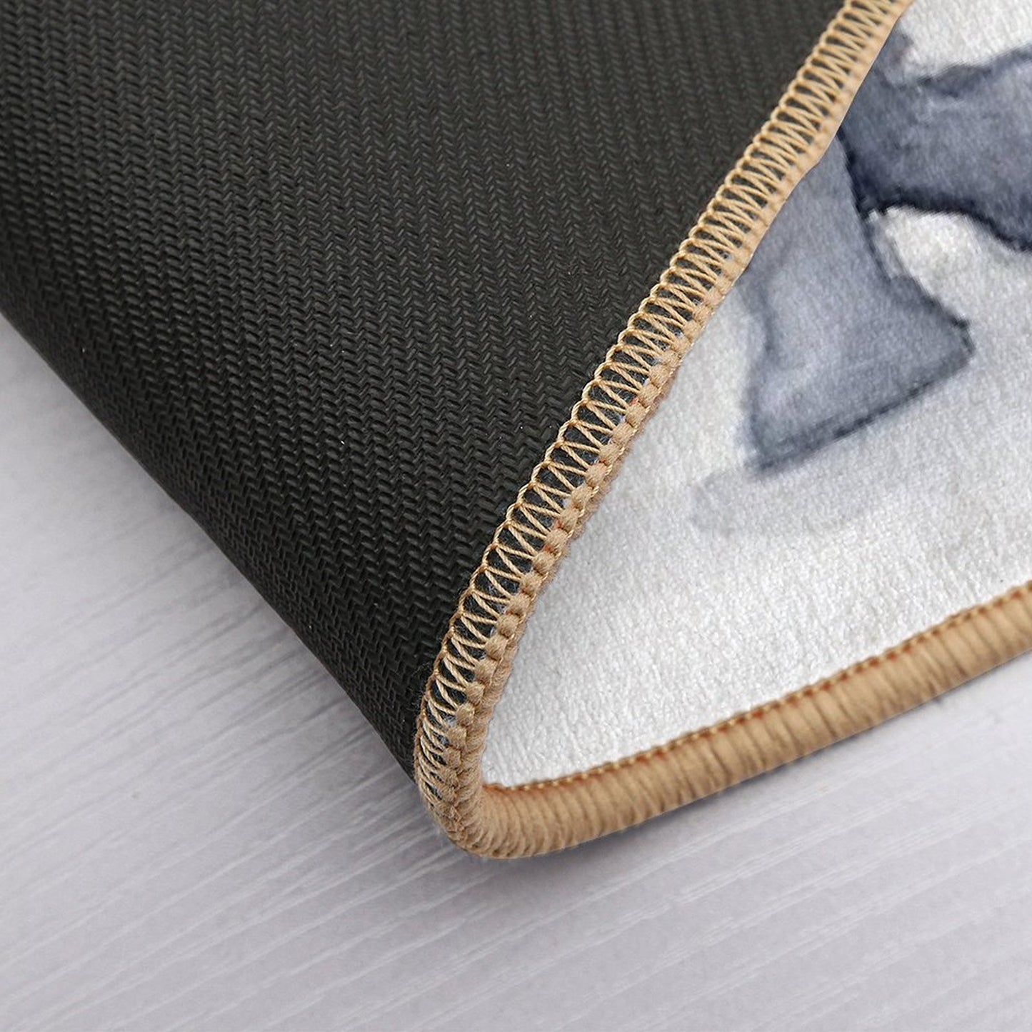 Elephant Watercolor  Rapid-Drying Bath Mat