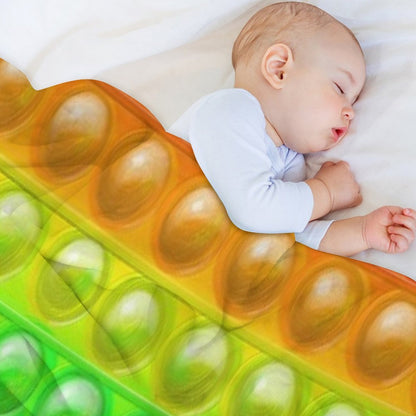 Pop It Sustainable Throw Blanket