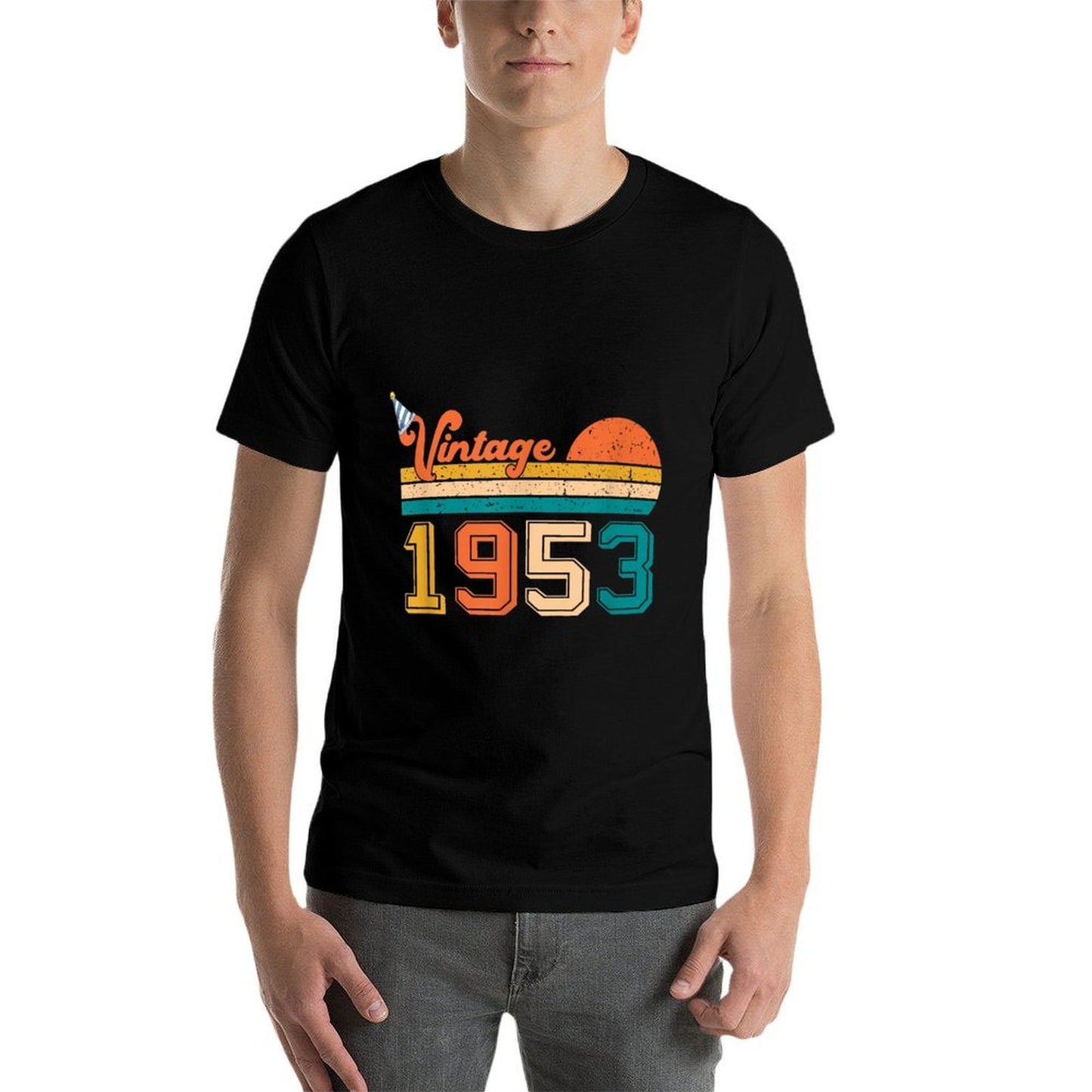 70th Birthdays Vintage 1953 Original Parts  Vintage-inspired T-Shirt