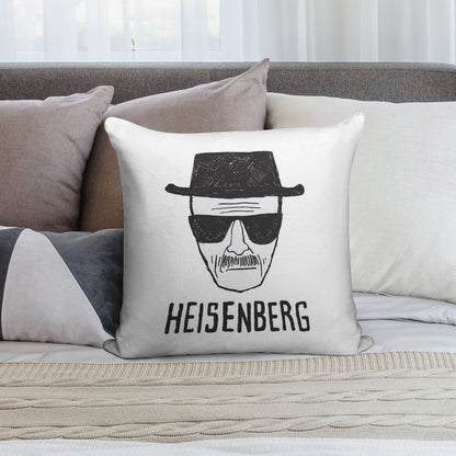 Breaking Bad  Heisenberg Drawing Soft Easy Maintenance Throw Pillow