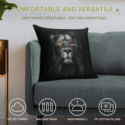 Galatasaray Aslan Soft Luxury Feel Throw Pillow