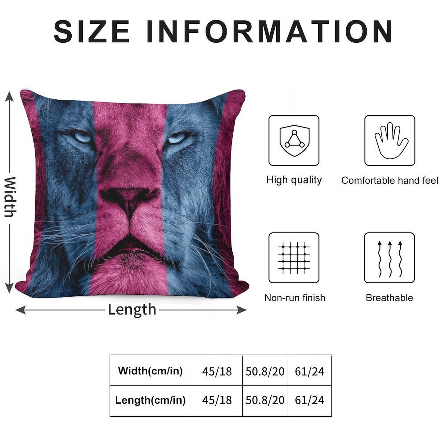 Aston Villa Lion Soft High-Density Material Throw Pillow