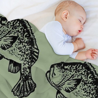 Murray River Cod Multi-functional Throw Blanket