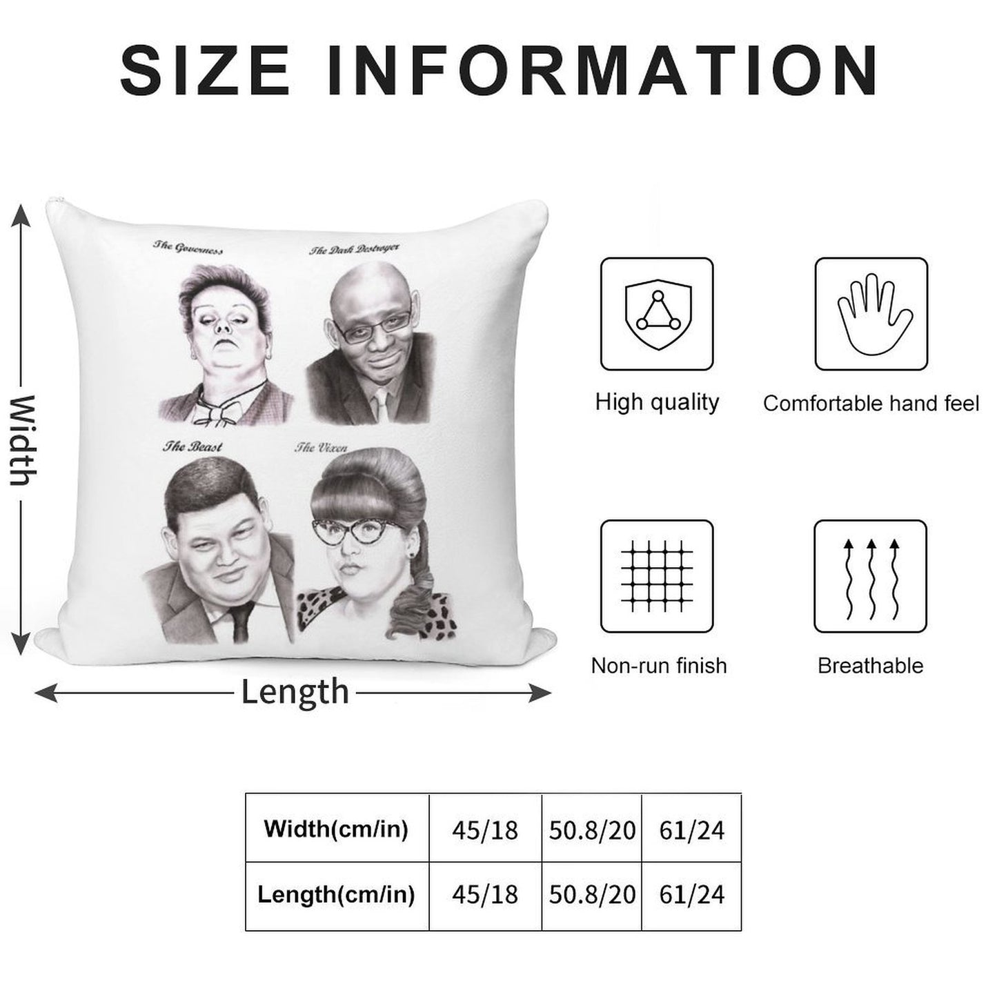 The Chasers Soft Luxury Feel Throw Pillow