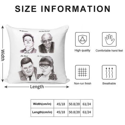 The Chasers Soft Luxury Feel Throw Pillow