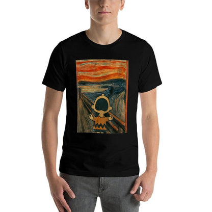 Peanuts Charlie Brown Scream Artsy  Classic T-Shirt