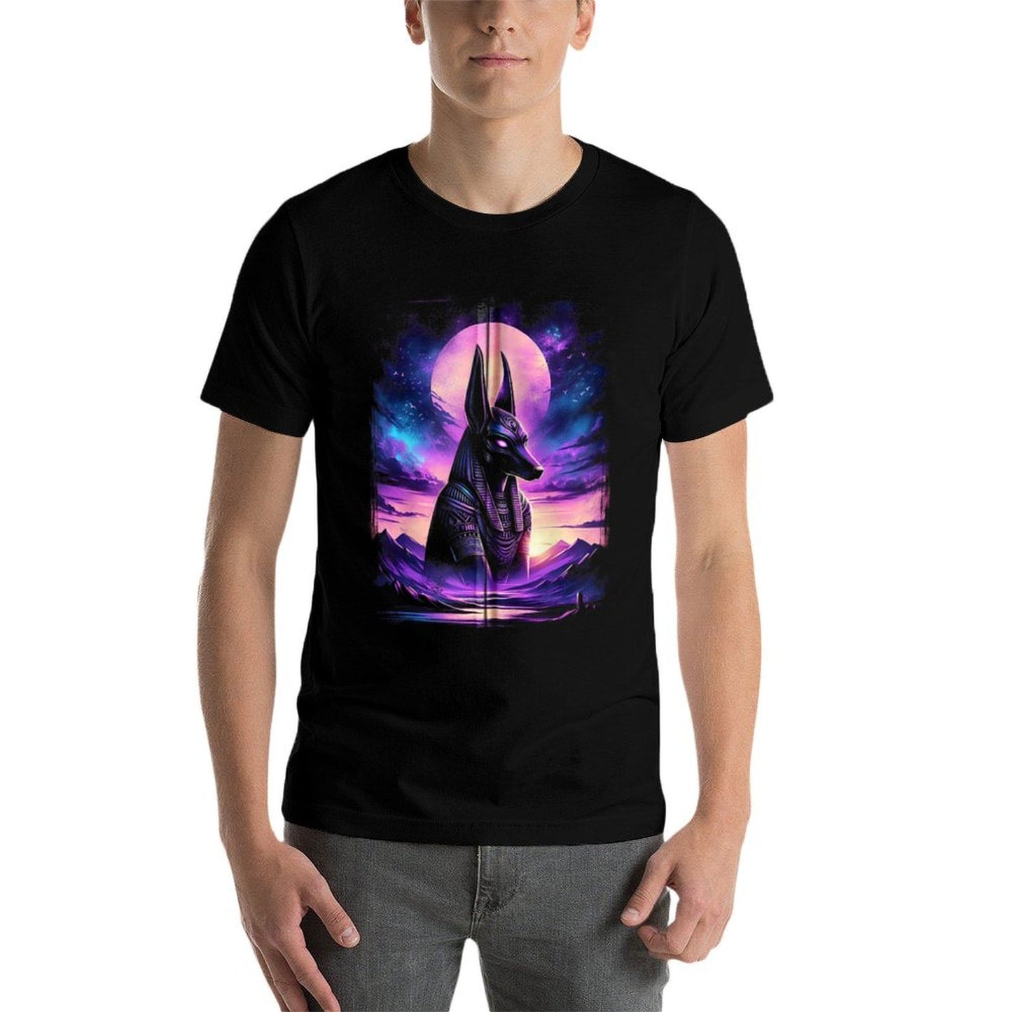 Anubis in Twilight Zip  Easy-care T-Shirt