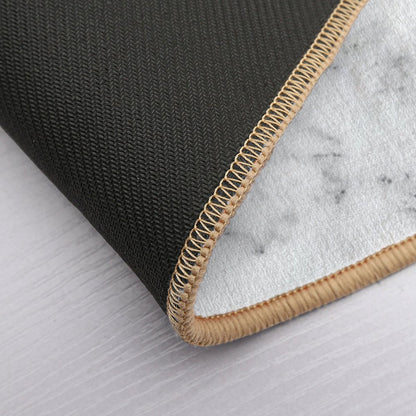 Get Naked Bathroom And Bedroom Quote, Blush Pink, Rose Gold, Marble  Non-Slip Bath Mat