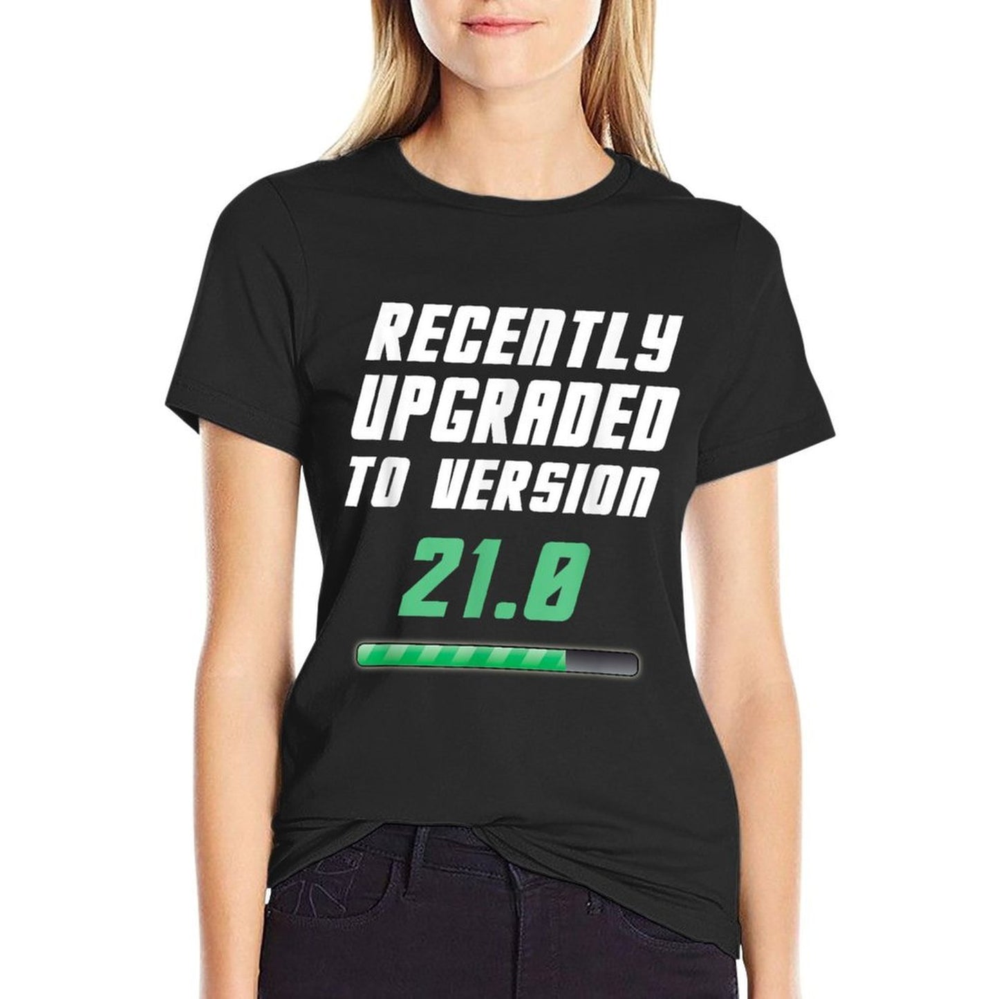 21st Birthday Geek Version 21.0 Bday Gift  Vintage-inspired T-Shirt