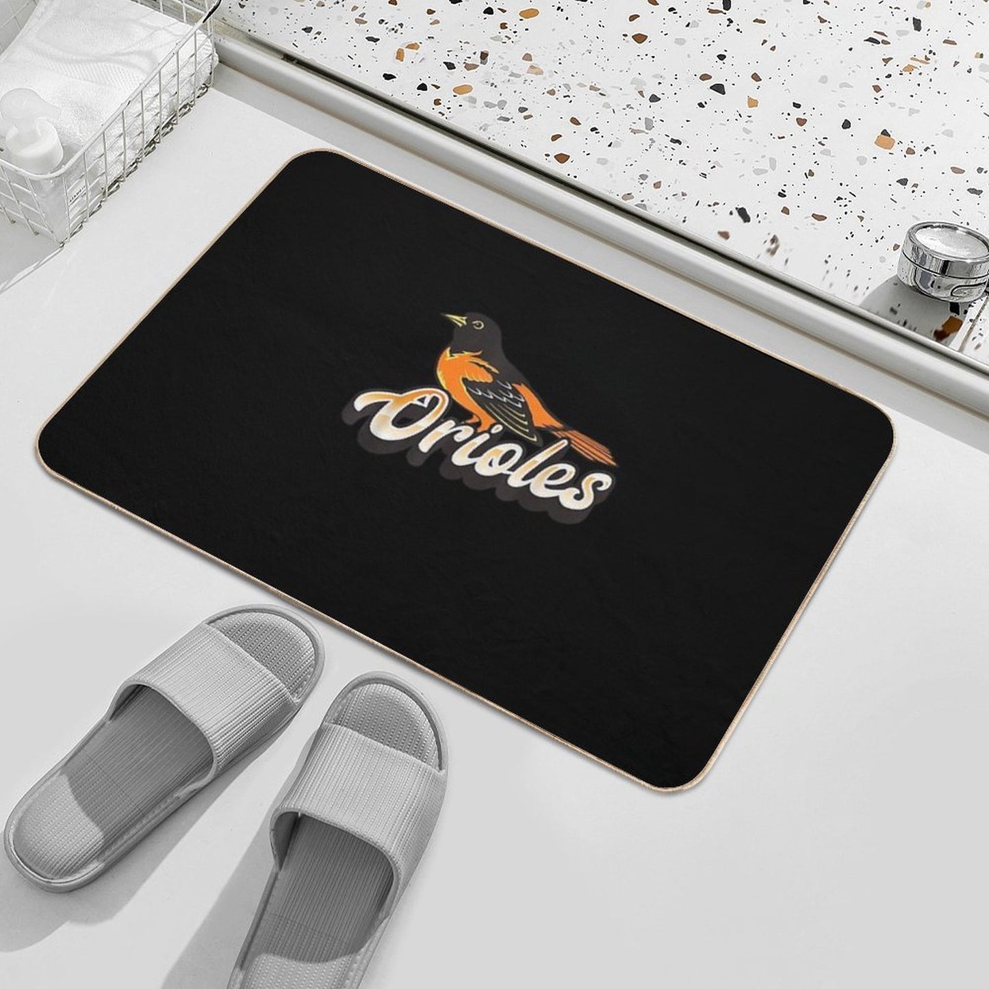 Orioles Lovers Fan Animal Wildlife Team Supporter  Dirt-Trapping Bath Mat