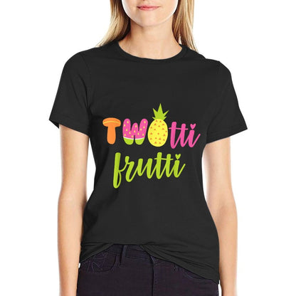 Twotti Fruitti 2nd Birthday Toddler Two Year Old Gift  Durable T-Shirt