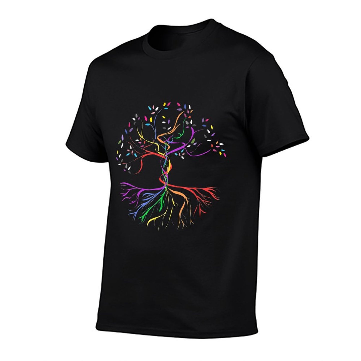 Tree Life Rainbow LGBT Cool Gay Pride Ally Wrinkle-resistant T-Shirt