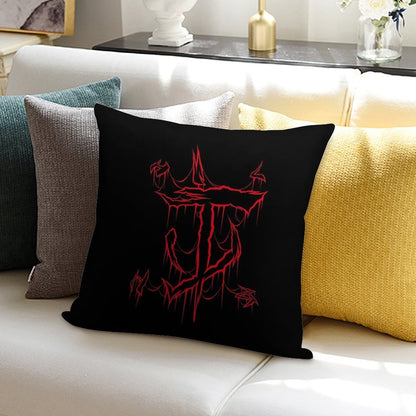 Mark of Doom Soft Hidden Zipper Throw Pillow